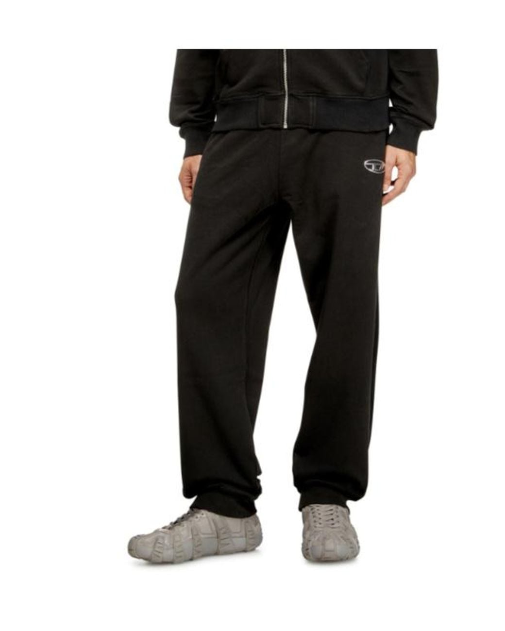 DIESEL Black P-Marky-Lod Tapered Leg Pants for men