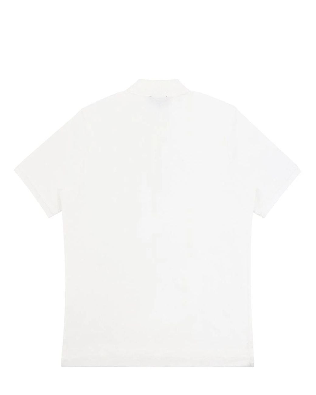 Dunhill White Short-Sleeved Polo Shirt for men