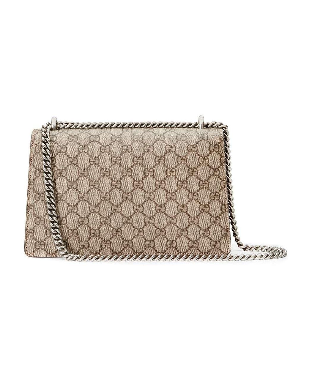 Gucci Metallic Dionysus Gg Supreme Shoulder Bag