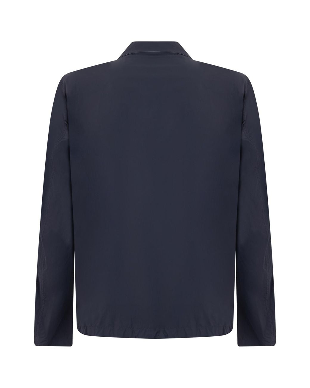 Herno Blue Reversible Buttoned Shirt Jacket for men