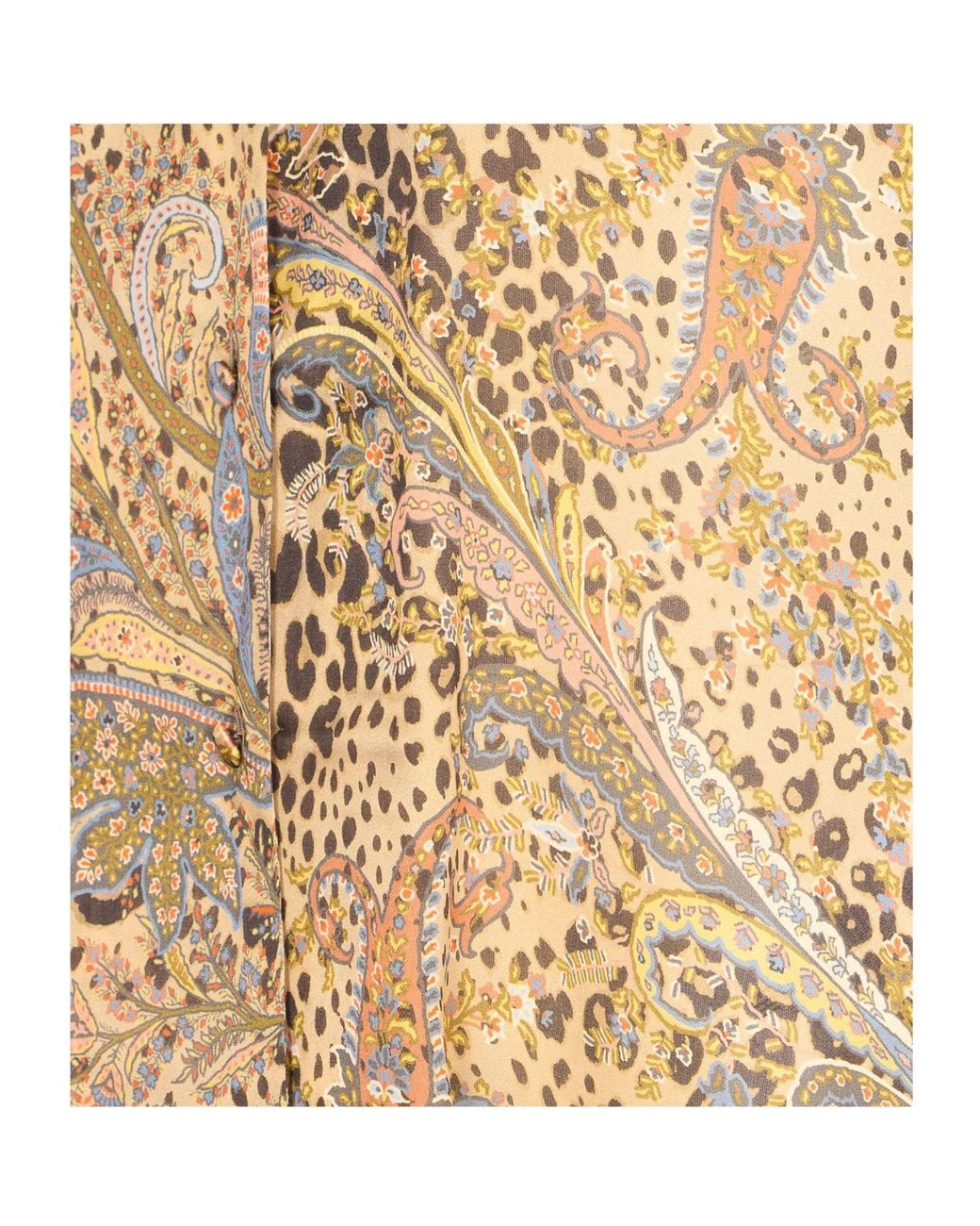 Etro Natural Paisley Printed Shirt