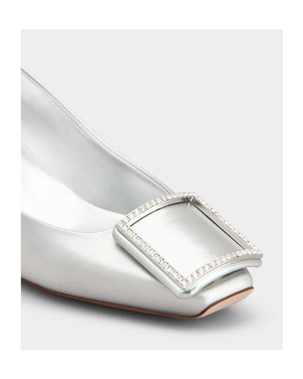 Roger Vivier White Trompette Pumps