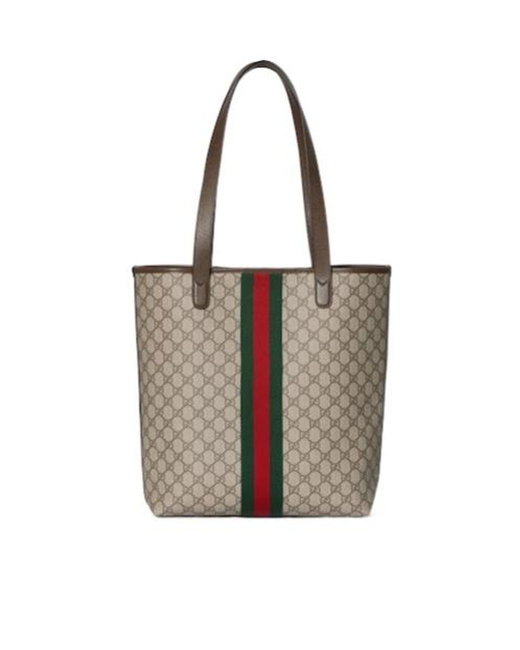 Gucci White Ophidia Medium Tote Bag for men