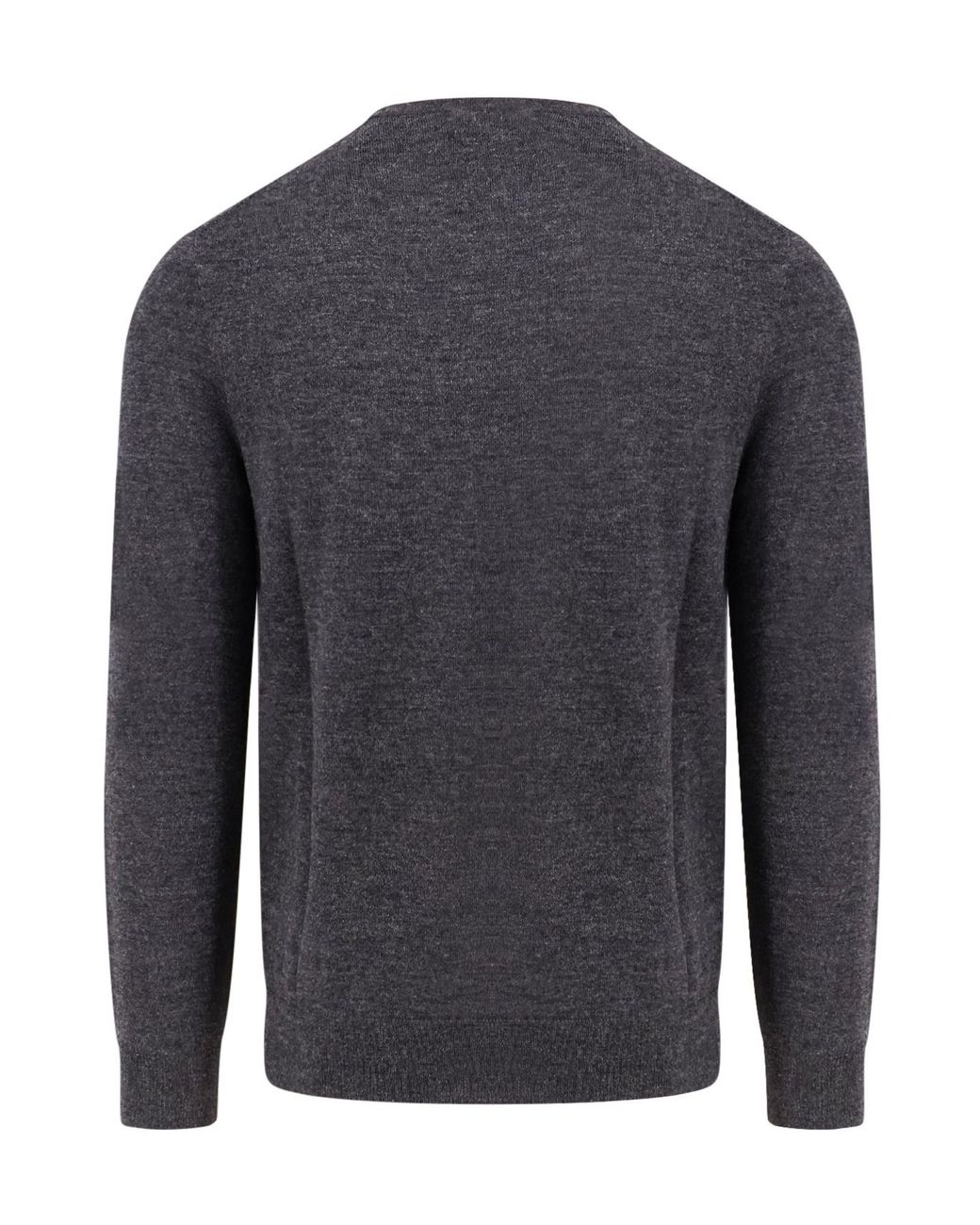 Polo Ralph Lauren Gray Logo Embroidered Crewneck Jumper for men