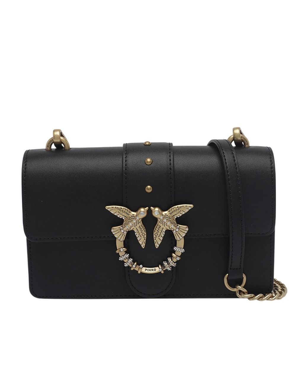 Pinko Black Mini Love Bag One Crossbody Bag