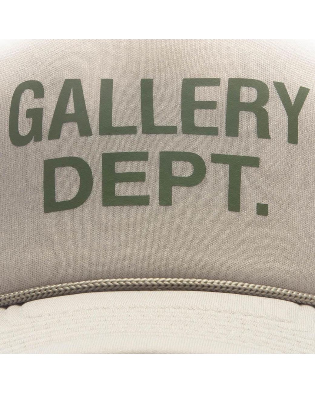GALLERY DEPT. Natural Gd Trucker Logo Hat for men
