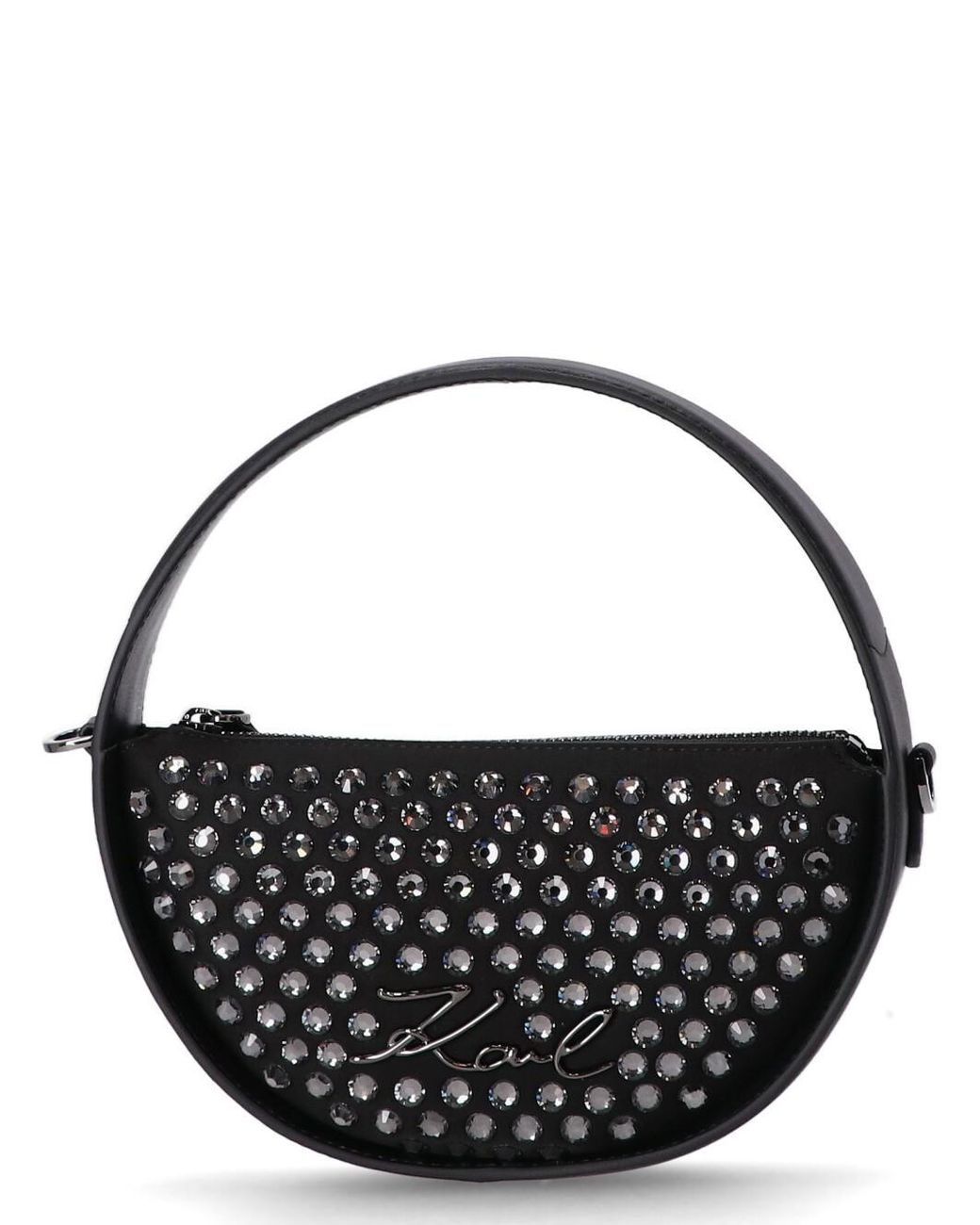 Karl Lagerfeld Black Ksignature Shoulder Bag