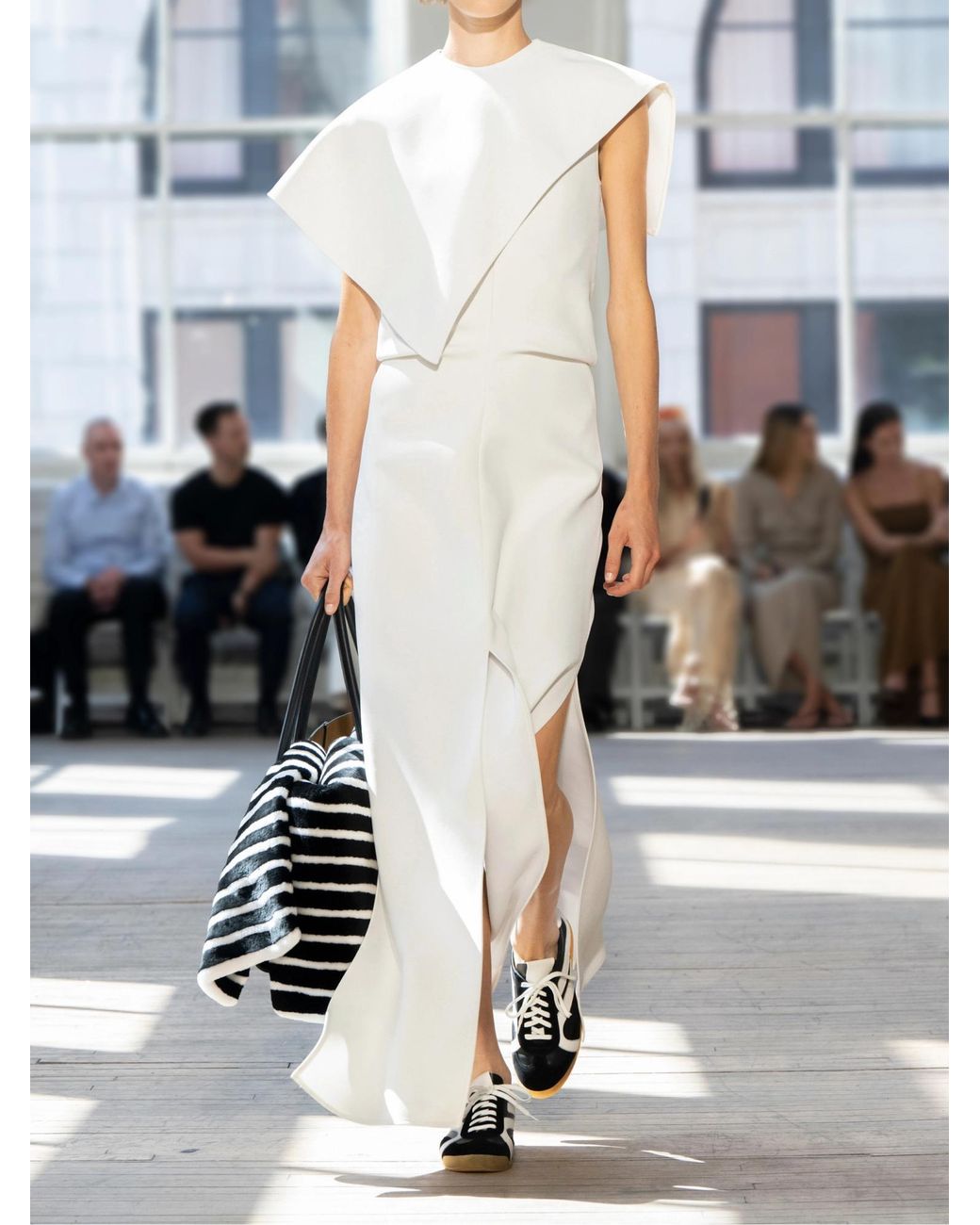 Proenza Schouler White Stretch-Crepe Maxi Dress