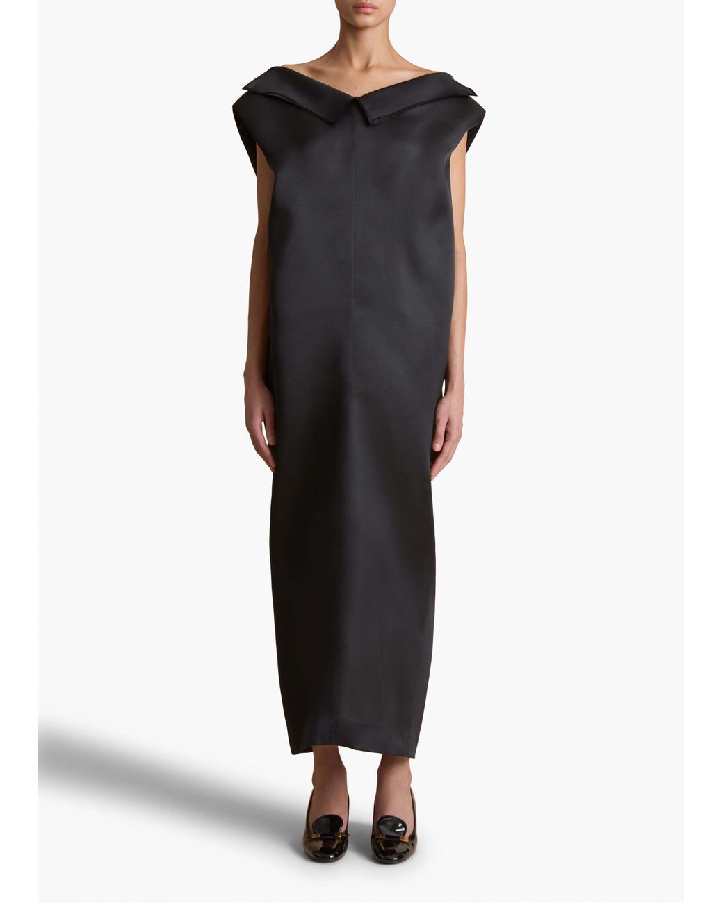 Khaite Black Selwyn Dress