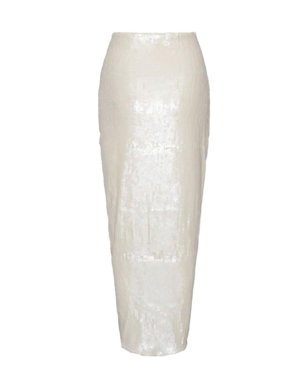 ROTATE BIRGER CHRISTENSEN White Sequins Knot Skirt