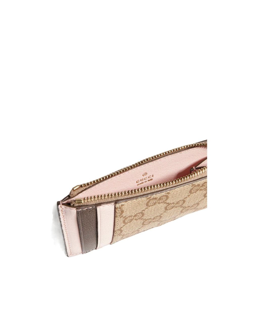 Gucci Natural Small Wallet With Slots