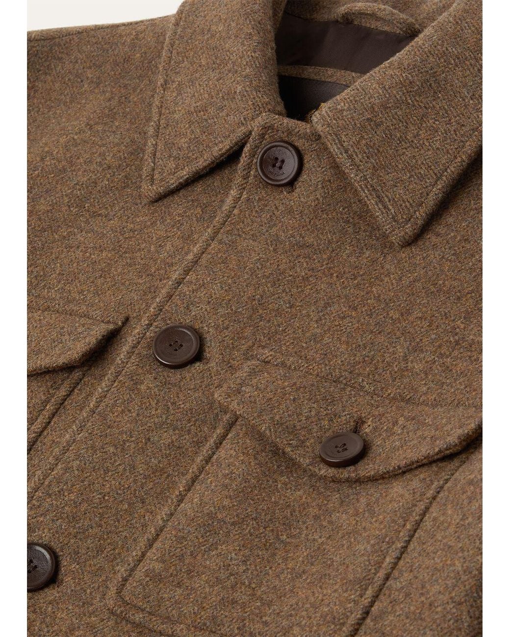Loro Piana Brown Devis Caban for men