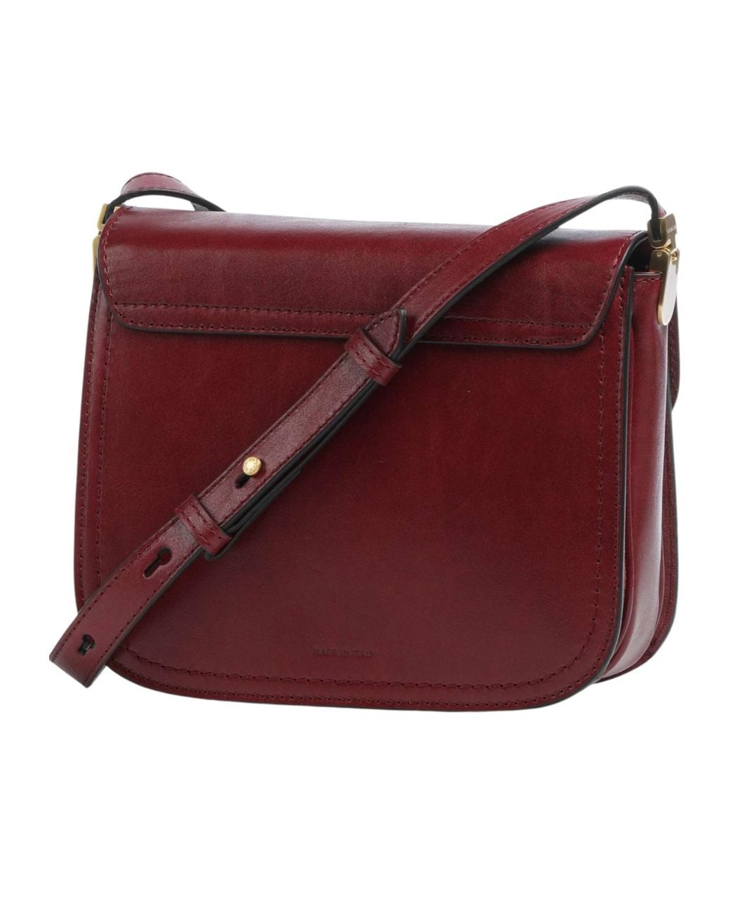 The Bridge Red Mia Leather Cross Body Bag