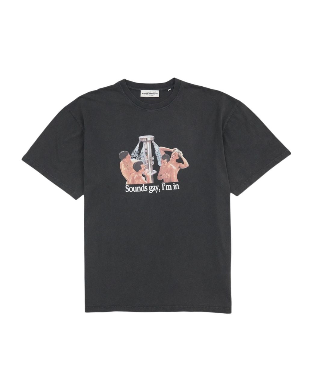 Carne Bollente Black Printed T-Shirt for men