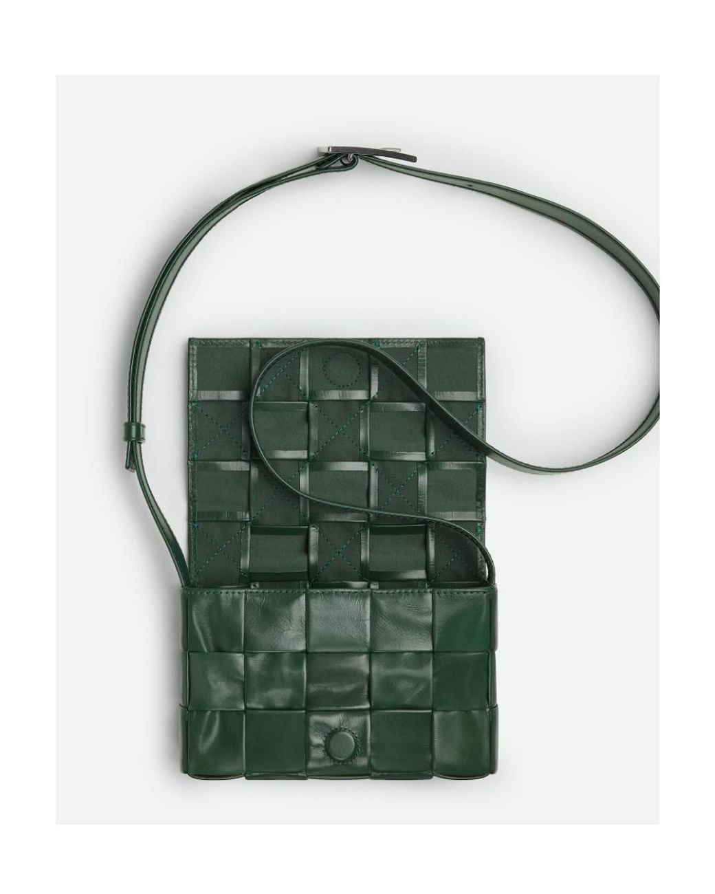 Bottega Veneta Green Cassette Small Shoulder Bag for men