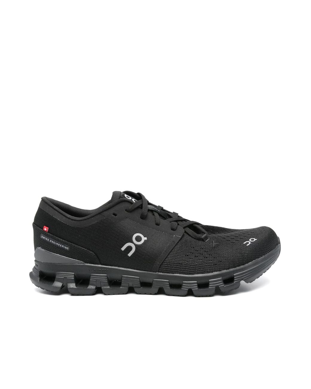On Shoes Black Cloud X 4 Lace-Up Sneakers for men