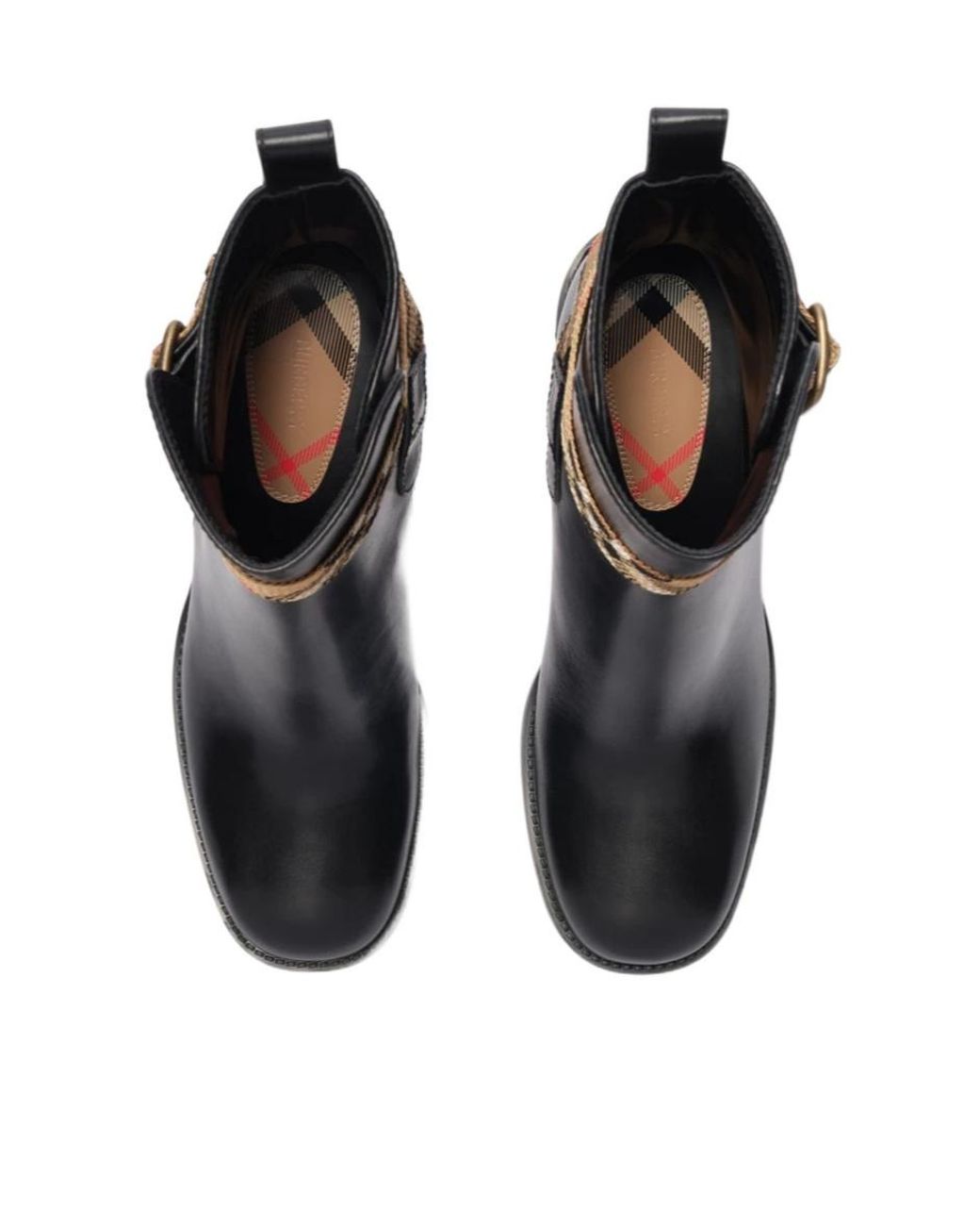 Burberry Black Huntley Heel Ankle Boots