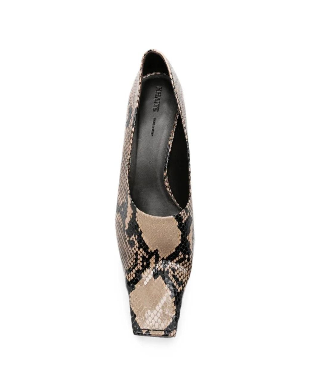 Khaite White Marlene Embossed Pumps