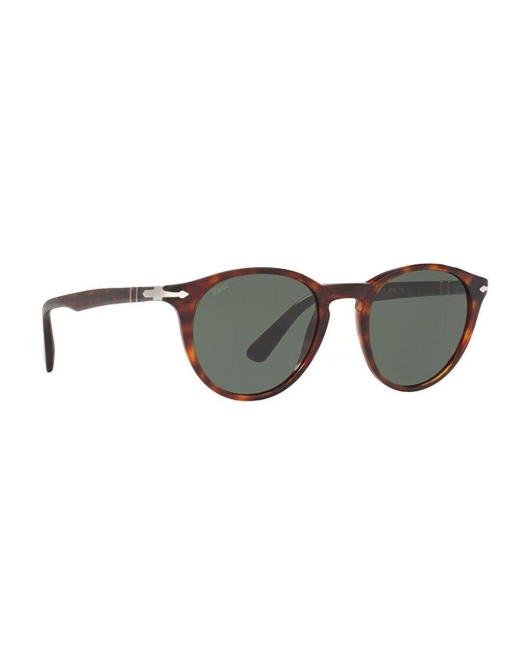 Persol Metallic Round Frame Sunglasses for men