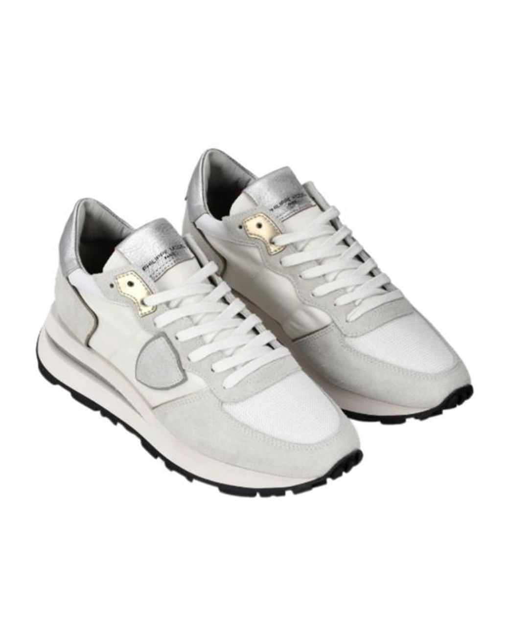 Philippe Model White Tropez Haute Low-Top Sneakers