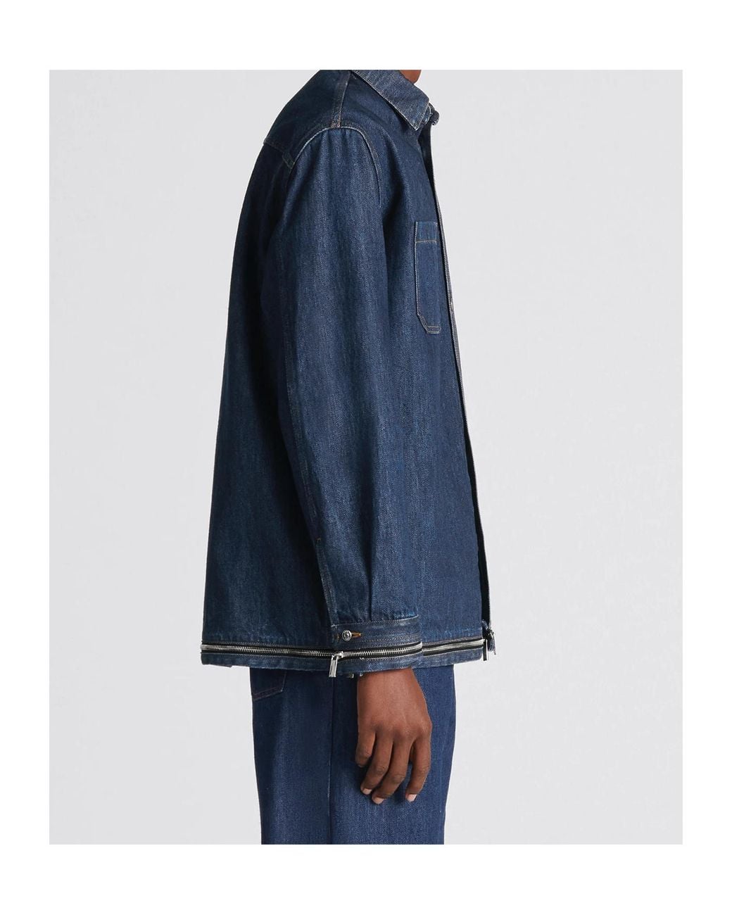 Dior Blue Overshirt for men