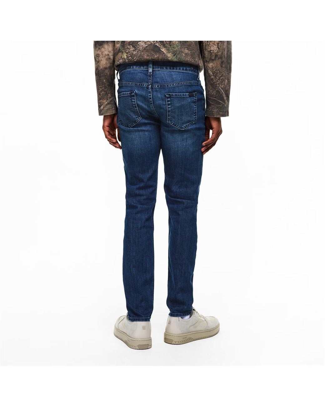 7 For All Mankind Blue 7Fam Slimmy Tapered Sn62 for men