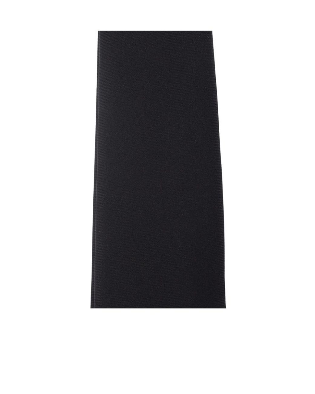 Moschino Black Logo Details Tie for men