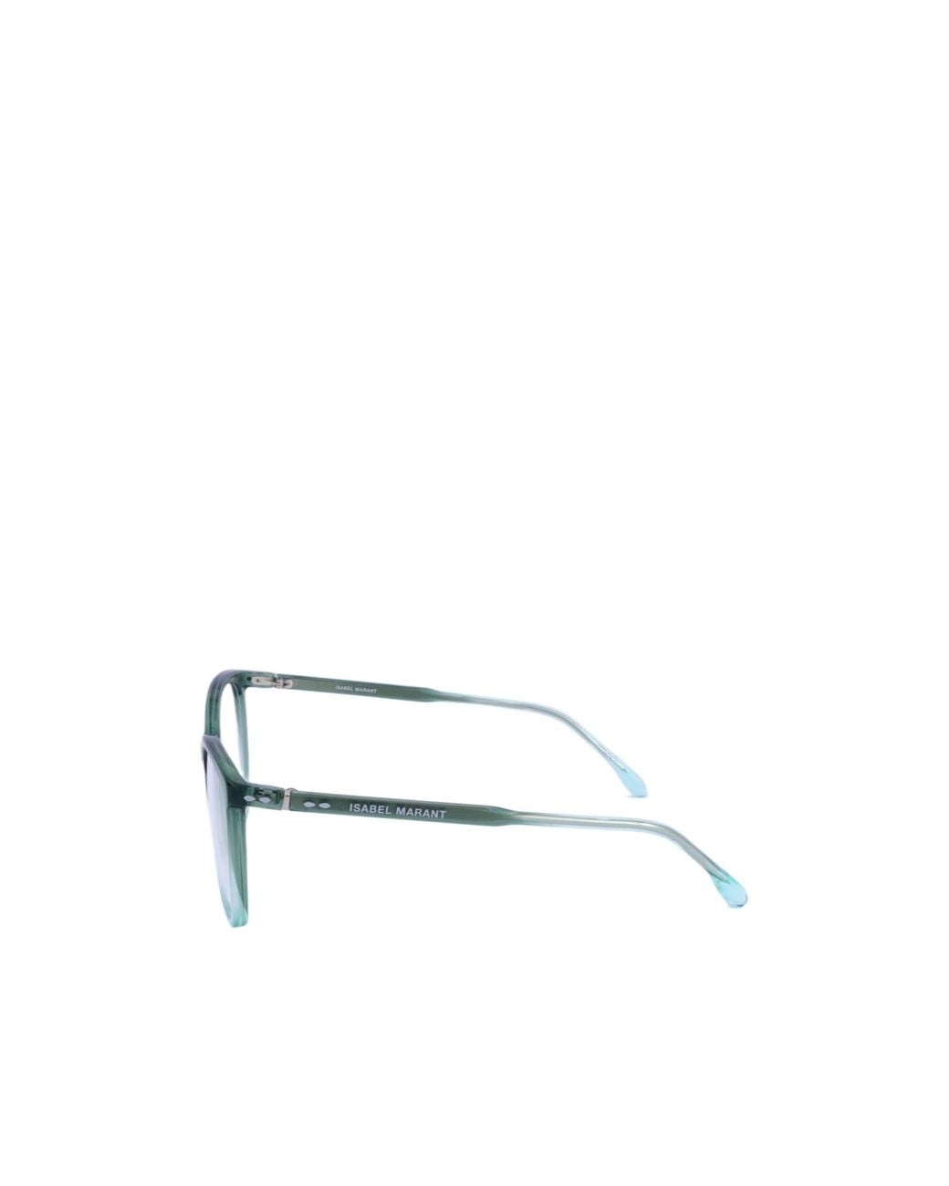 Isabel Marant Metallic Rectangle Frame Glasses