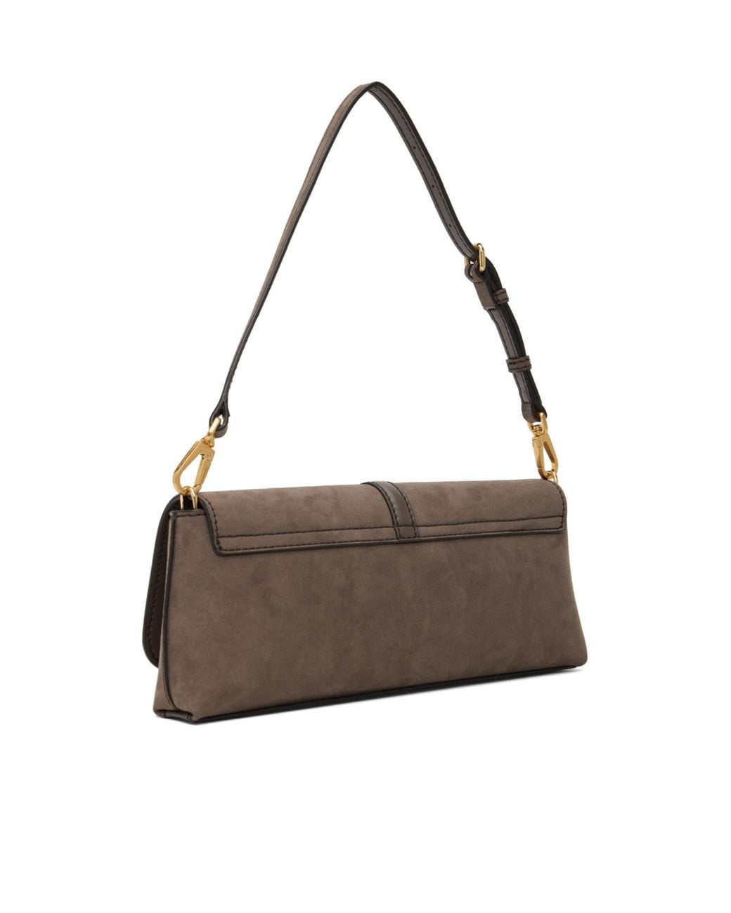 Stella McCartney Brown Flap Shoulder Bag
