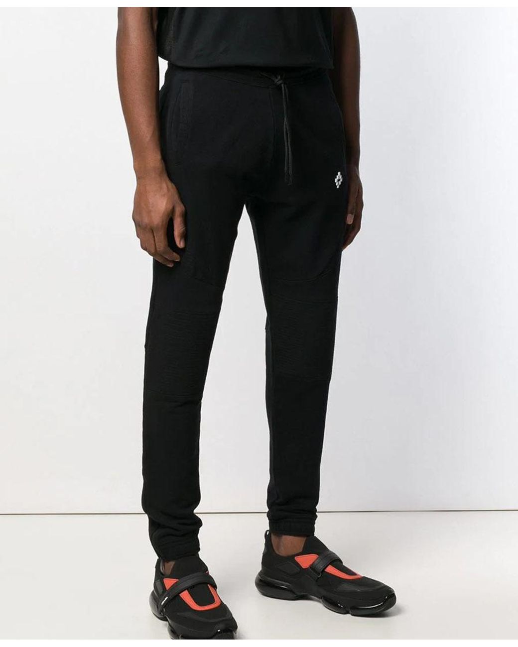 Marcelo Burlon Black Tapered Track Pants for men