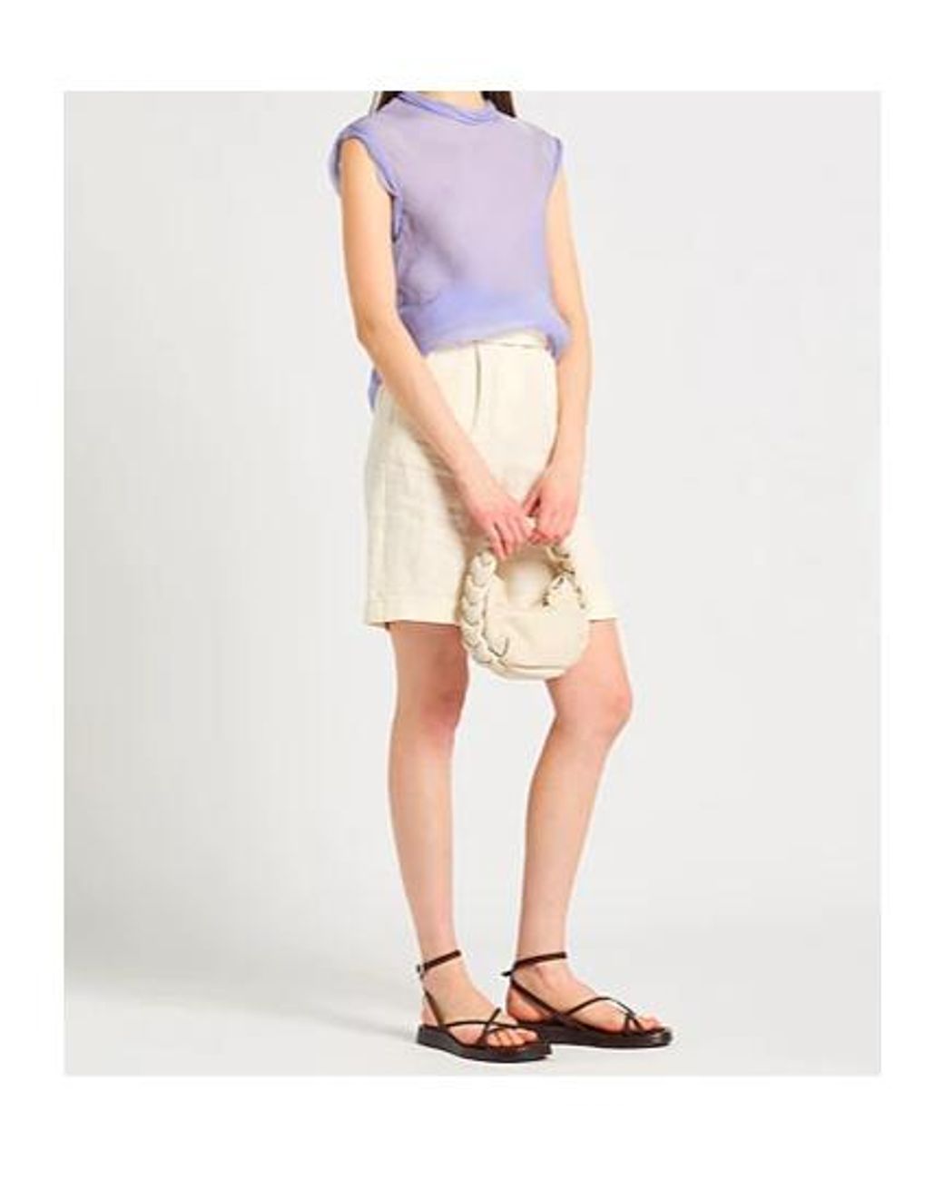 Tory Burch Purple Lilac Top Silk