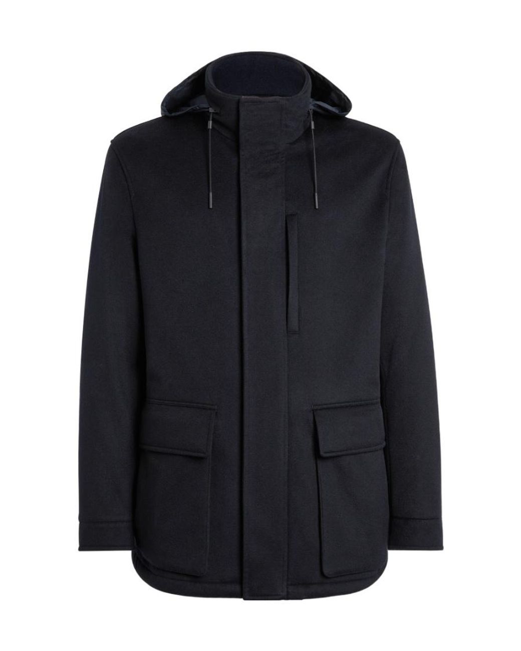 Zegna Blue Oasi Elements Vetta Over Jacket for men