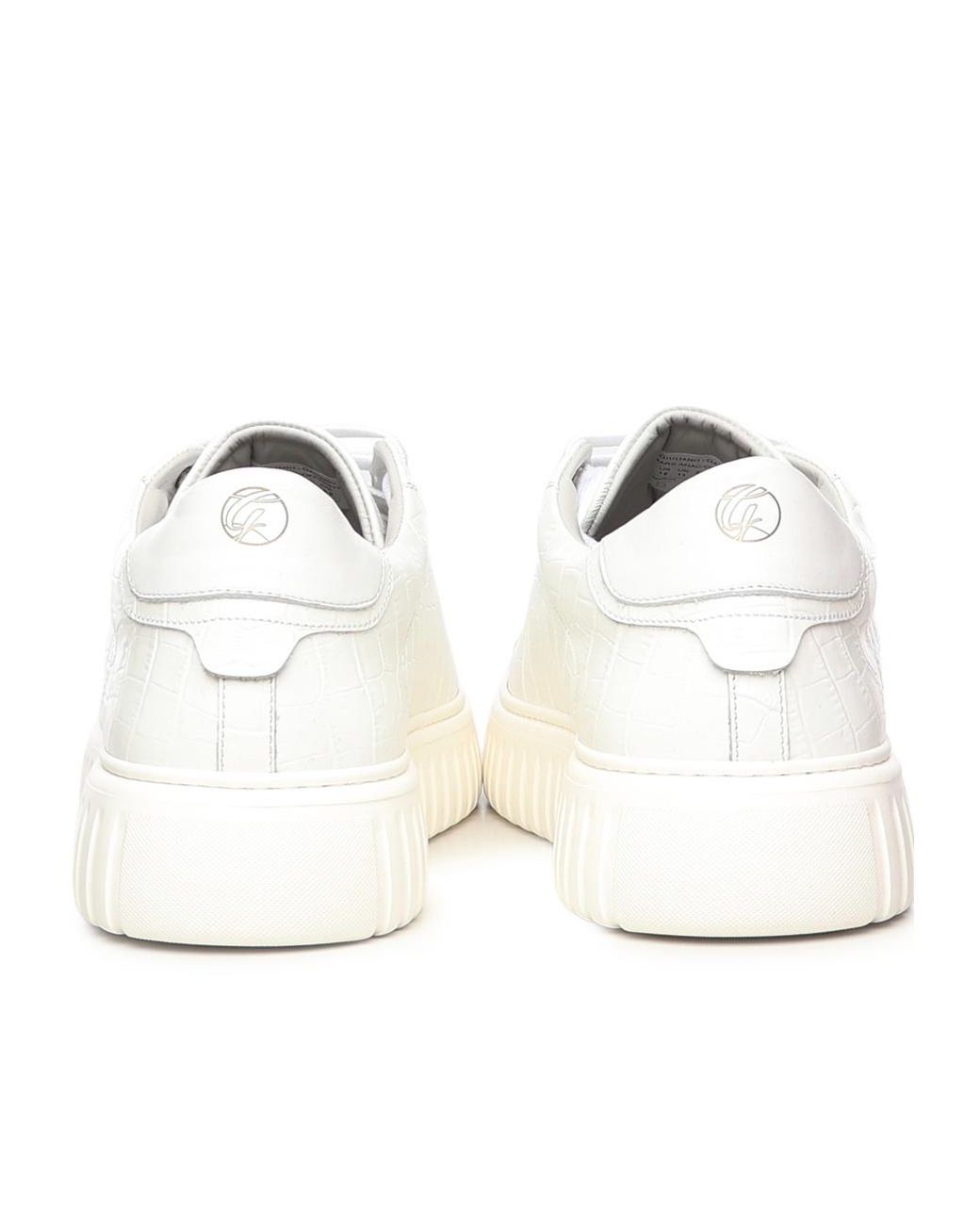 Giuliano Galiano White Mars Low-Top Sneakers for men