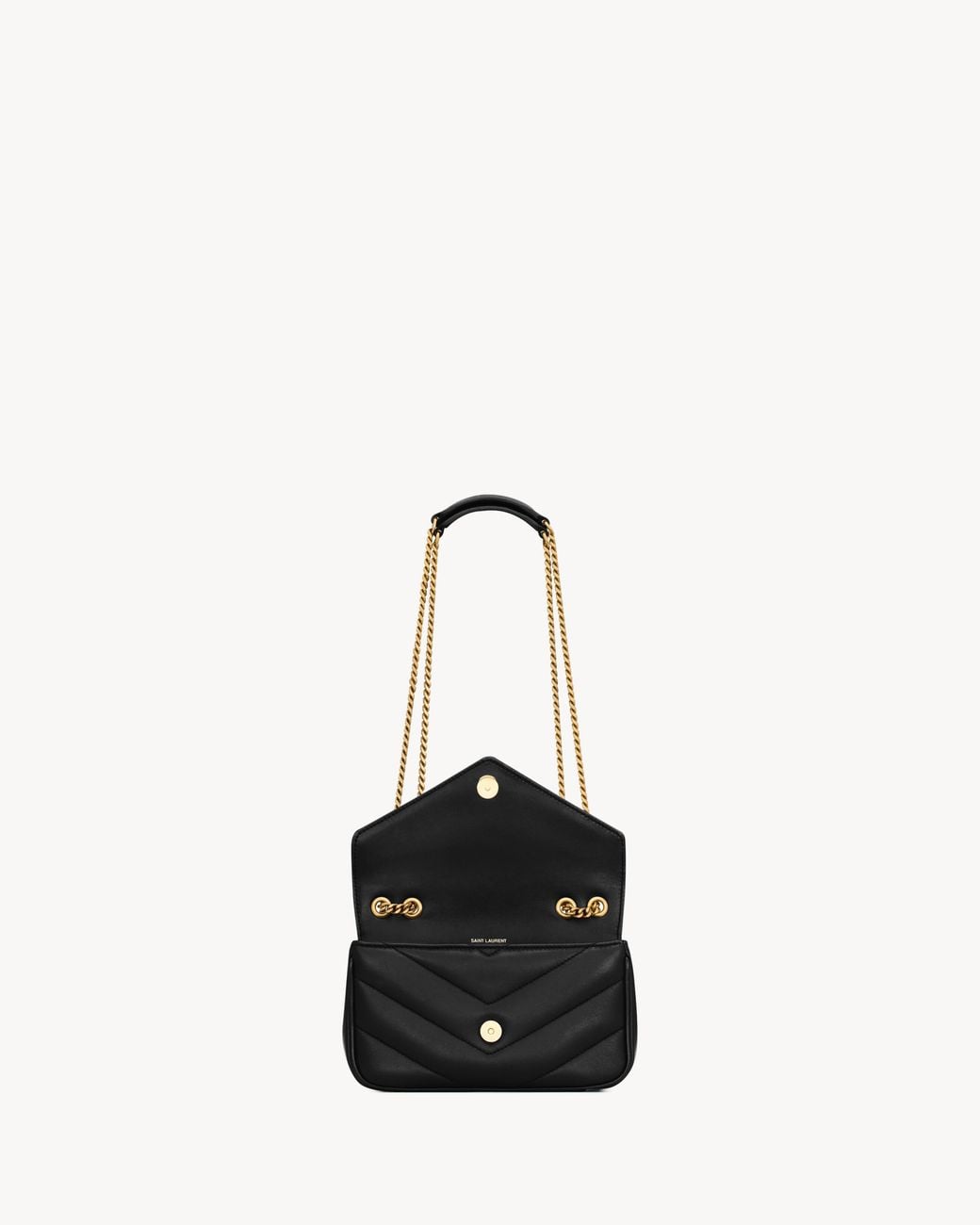 Saint Laurent White Loulou Mini
