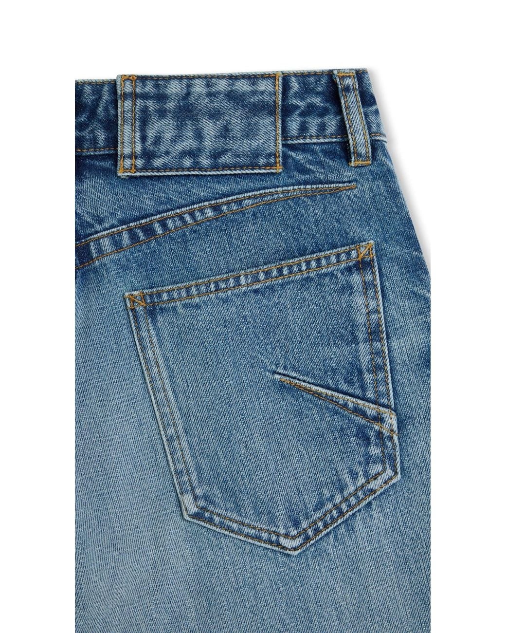 Alaïa Blue Belt Loop Jeans
