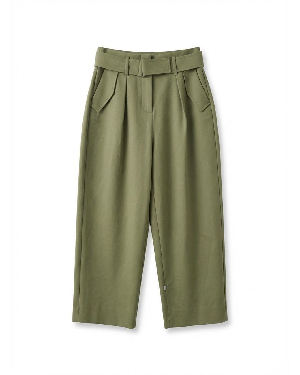 Weekend by Maxmara Green Logo Casual Pants