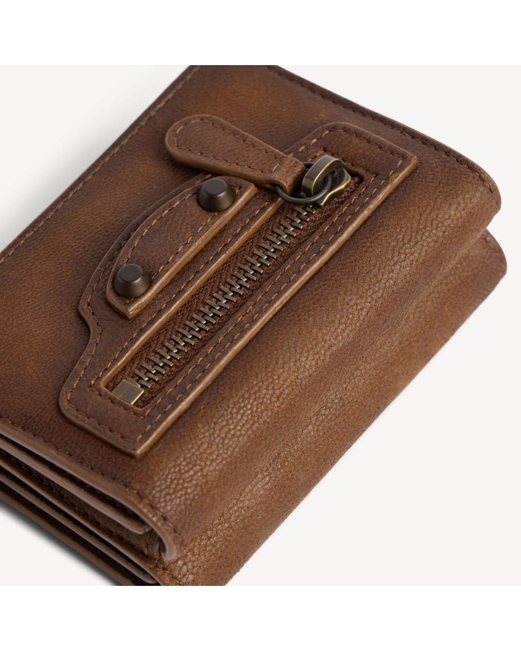Balenciaga Brown Le City Mini Wallet