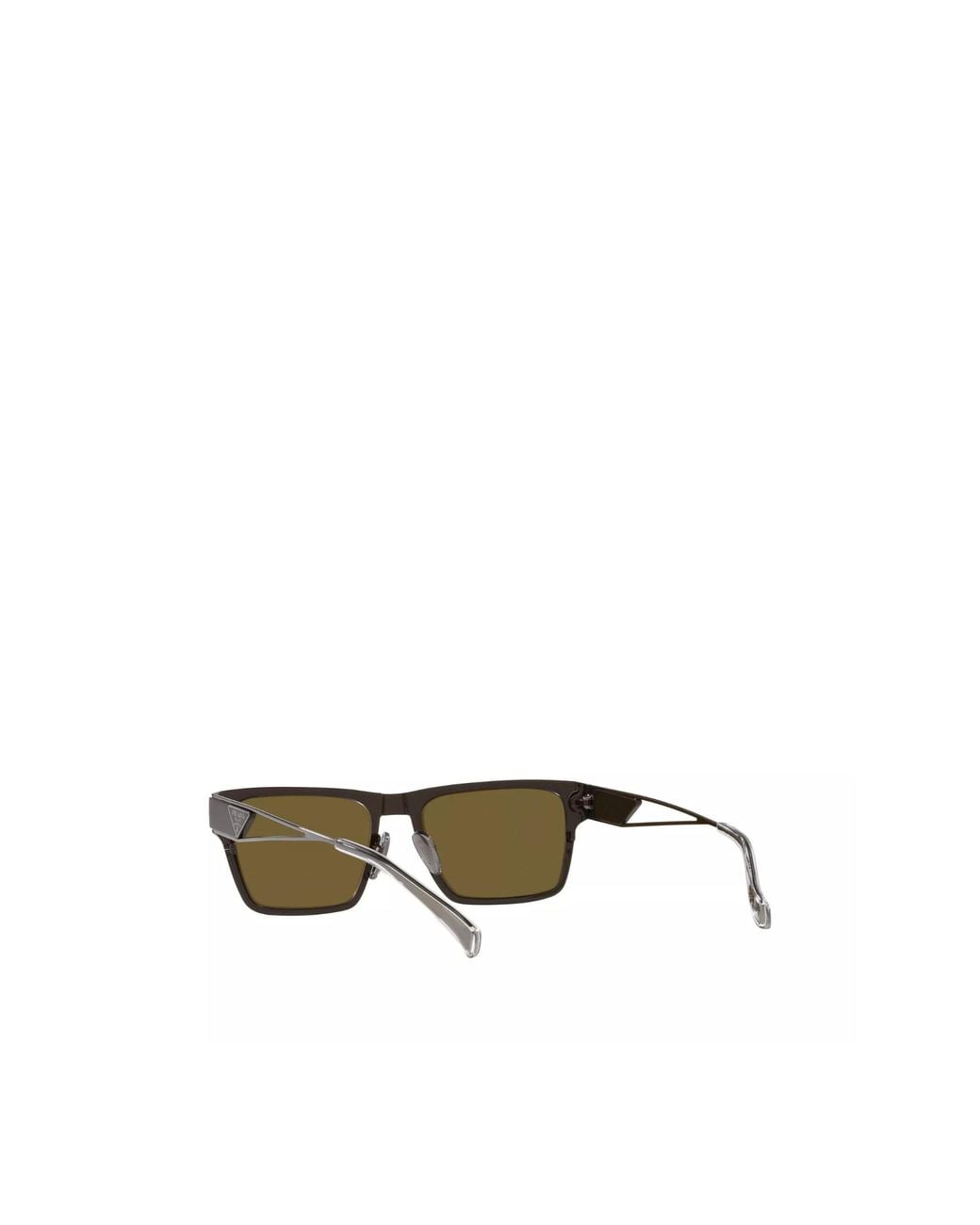 Prada Green Eyewear Rectangular Frame Sunglasses for men