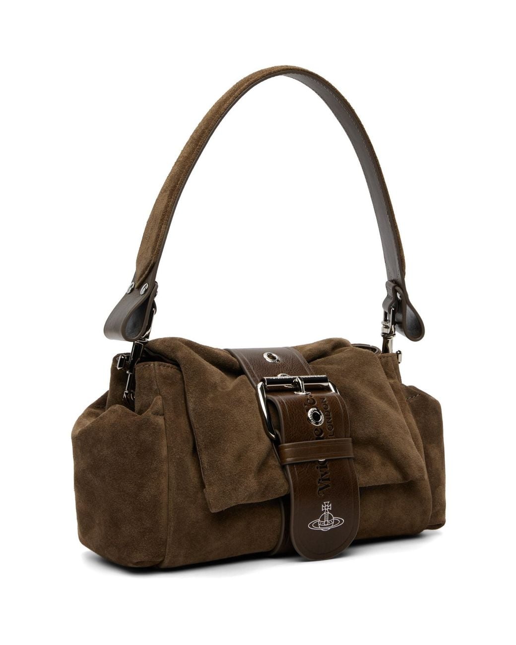 Vivienne Westwood Brown Hazel Treasure Shoulder Bag