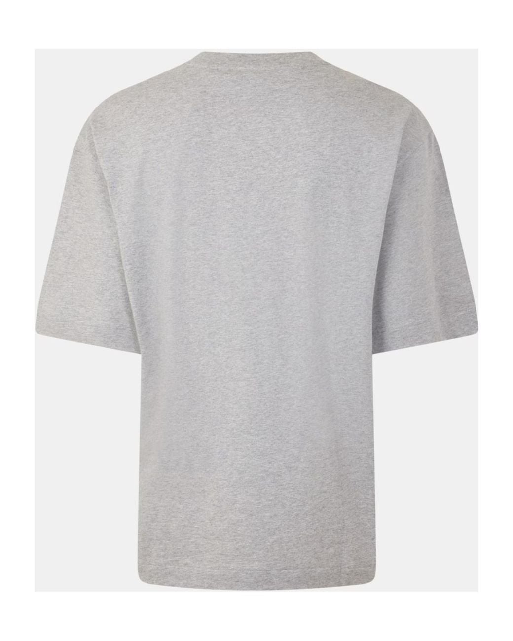 Off-White c/o Virgil Abloh Gray Logo Crew Neck T-Shirt for men