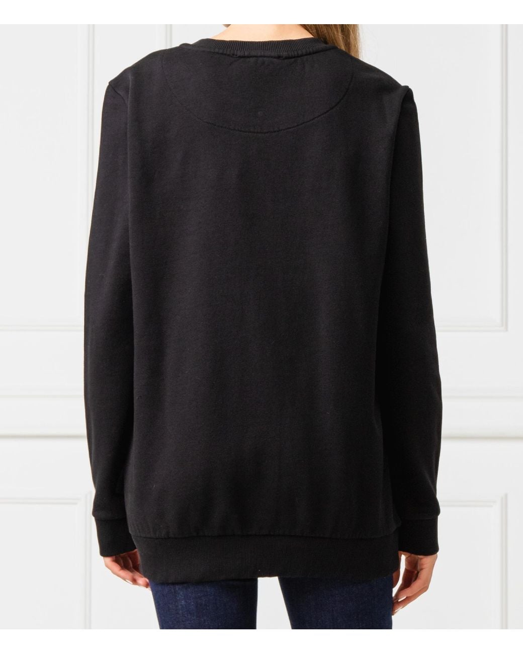 Versace Jeans Black Logo Detail Sweatshirt