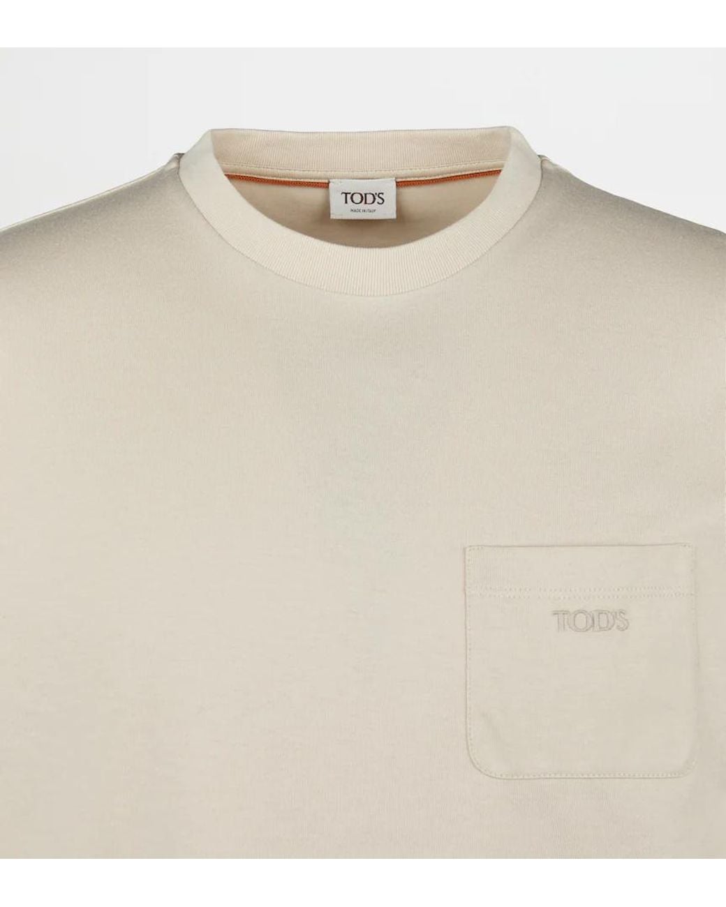 Tod's White Short-Sleeved T-Shirt for men