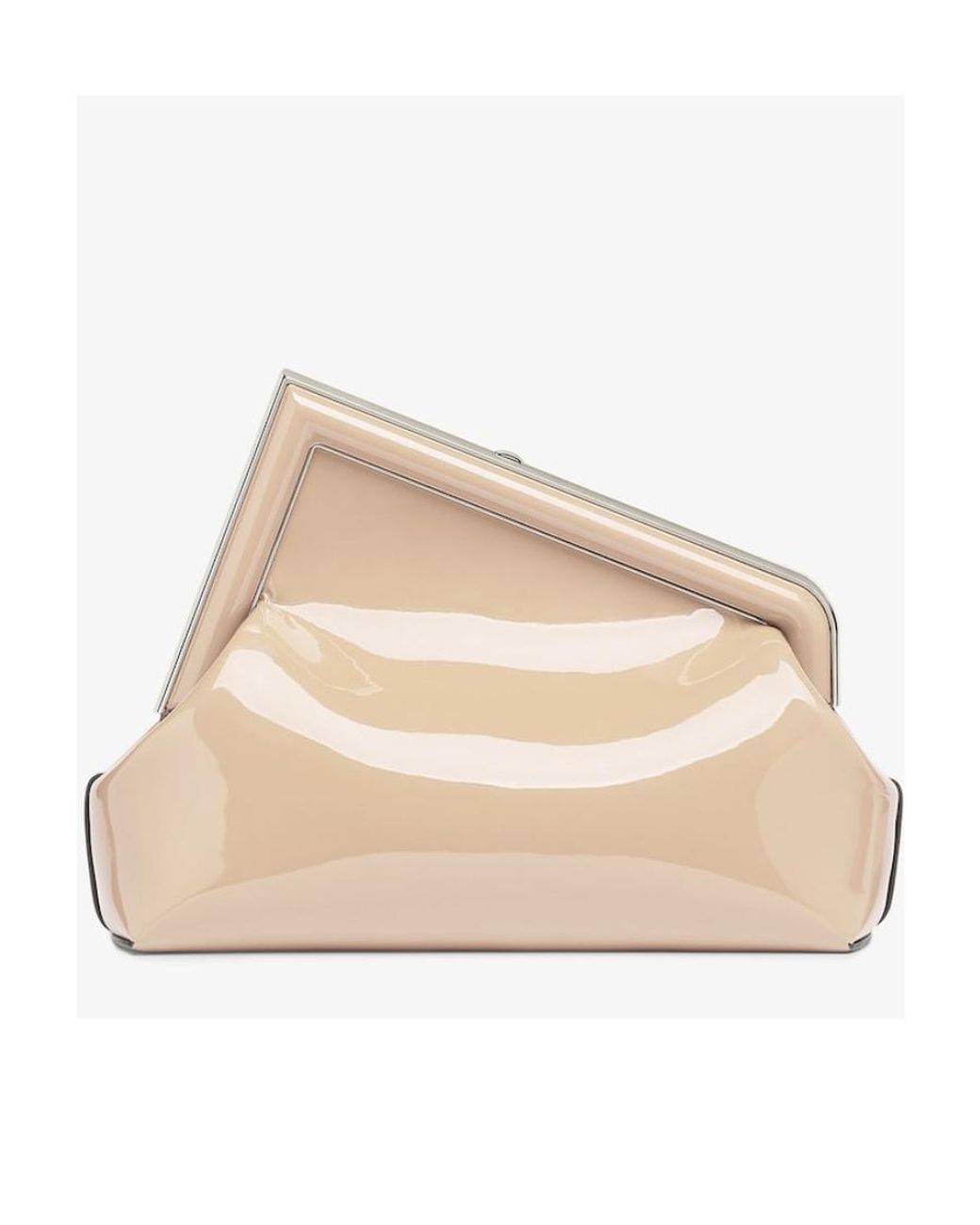 Fendi Natural First Midi Clutch Bag