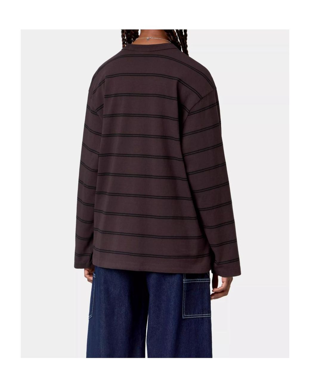 Carhartt Brown L/S Cardona Pocket T-Shirt