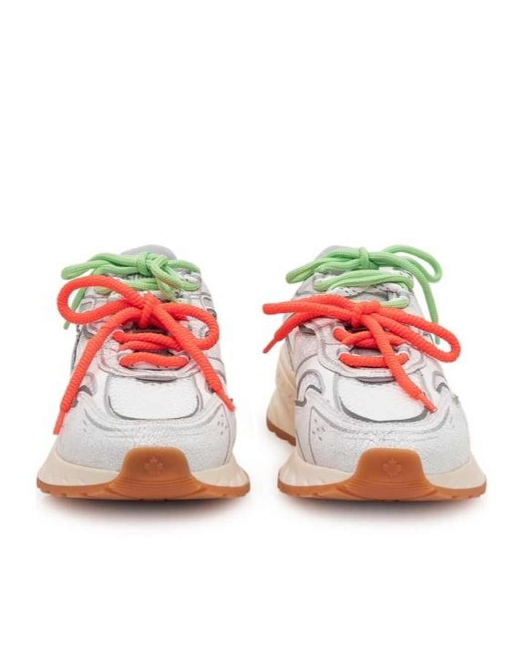 DSquared² Pink Sprinter Low-Top Sneakers for men