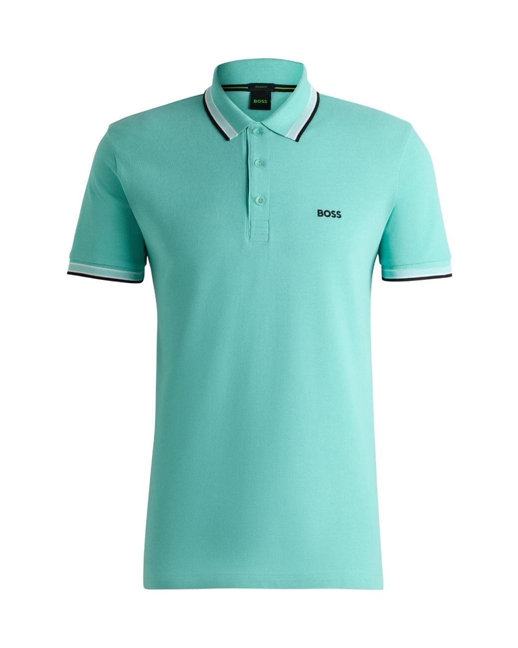 Boss Green Logo-Embroidered Polo Shirt for men