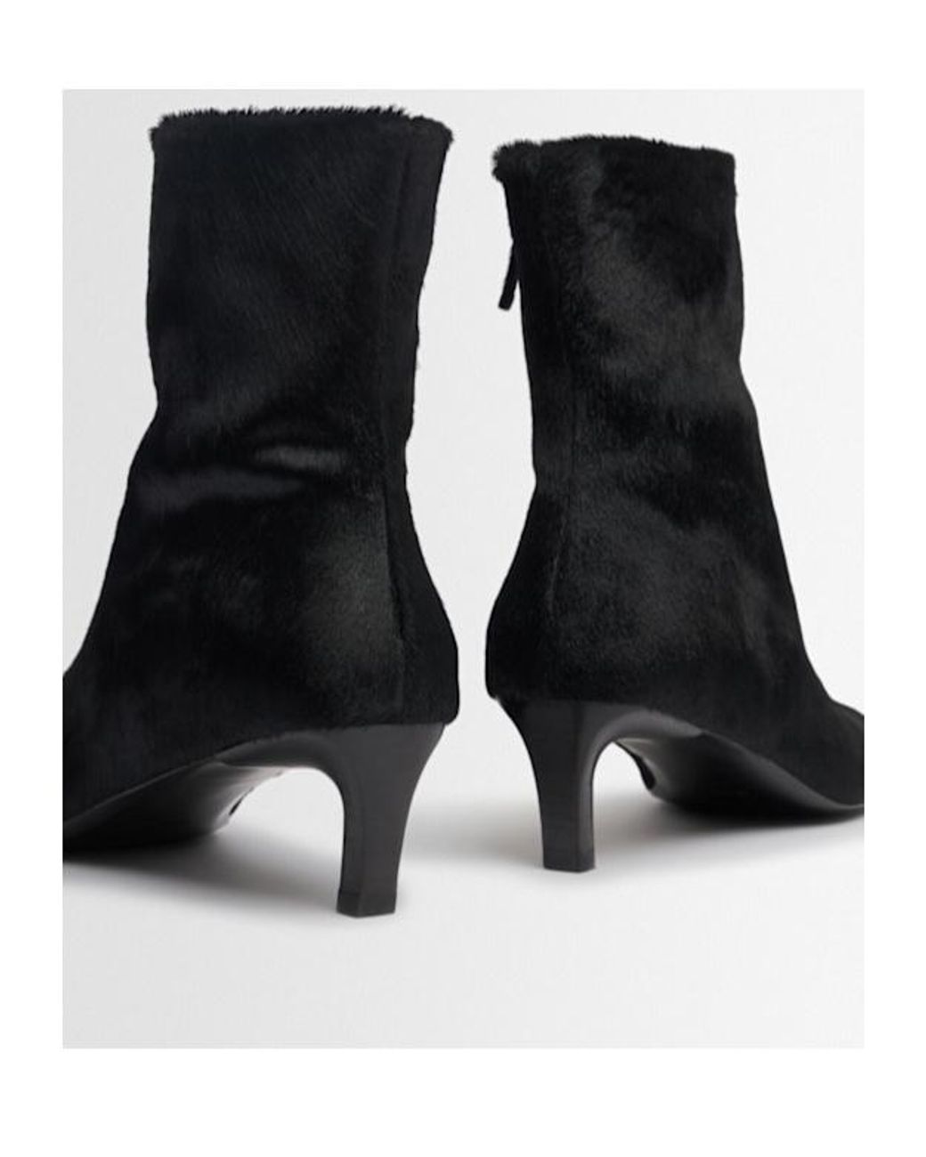 Marsèll Black Pony Hair Ankle Boots