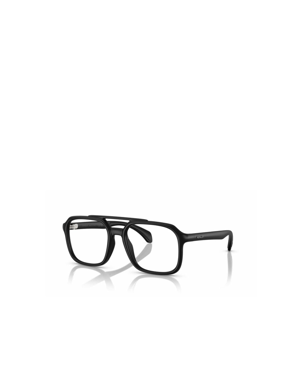 Moncler White Eyewear Aviator Frame Glasses for men