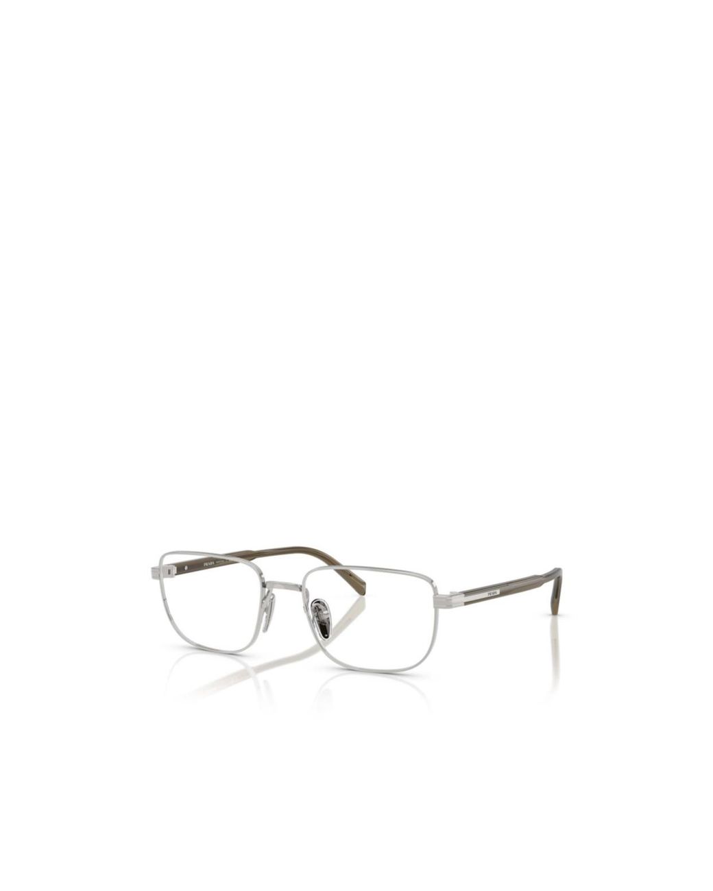 Prada Natural Eyewear Rectangular Frame Glasses for men