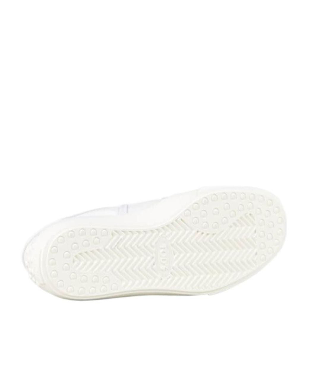 Tod's White Lace-Up Sneakers